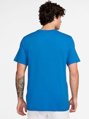 Nike Blue Sportswear T-Shirt - Image 2 of 3