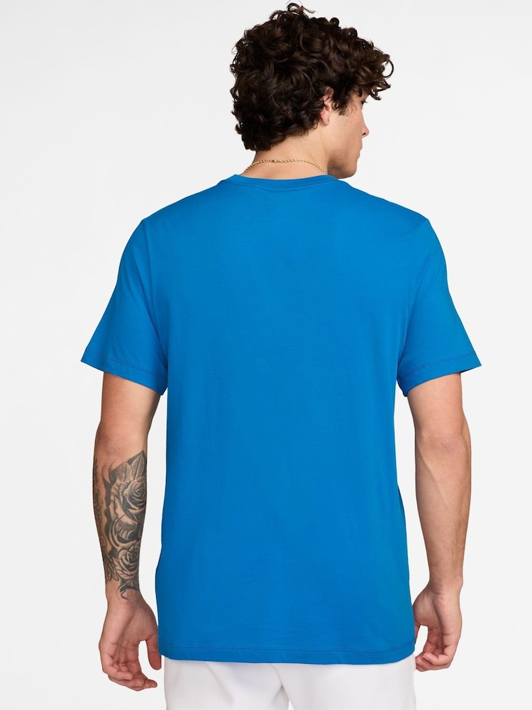 Nike Blue Sportswear T-Shirt - Image 2 of 3