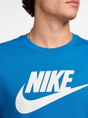 Nike Blue Sportswear T-Shirt - Image 3 of 3
