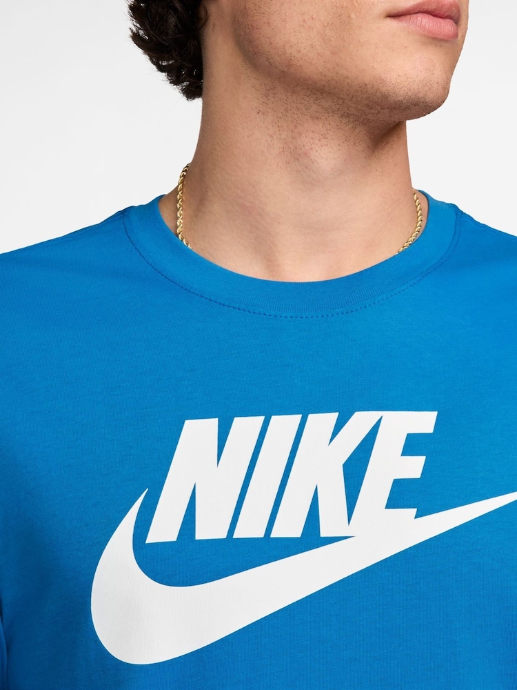 Nike Blue Sportswear T-Shirt - Image 3 of 3