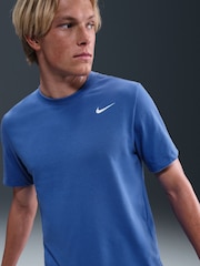 Nike Blue Dri-FIT Training T-Shirt - Image 3 of 5