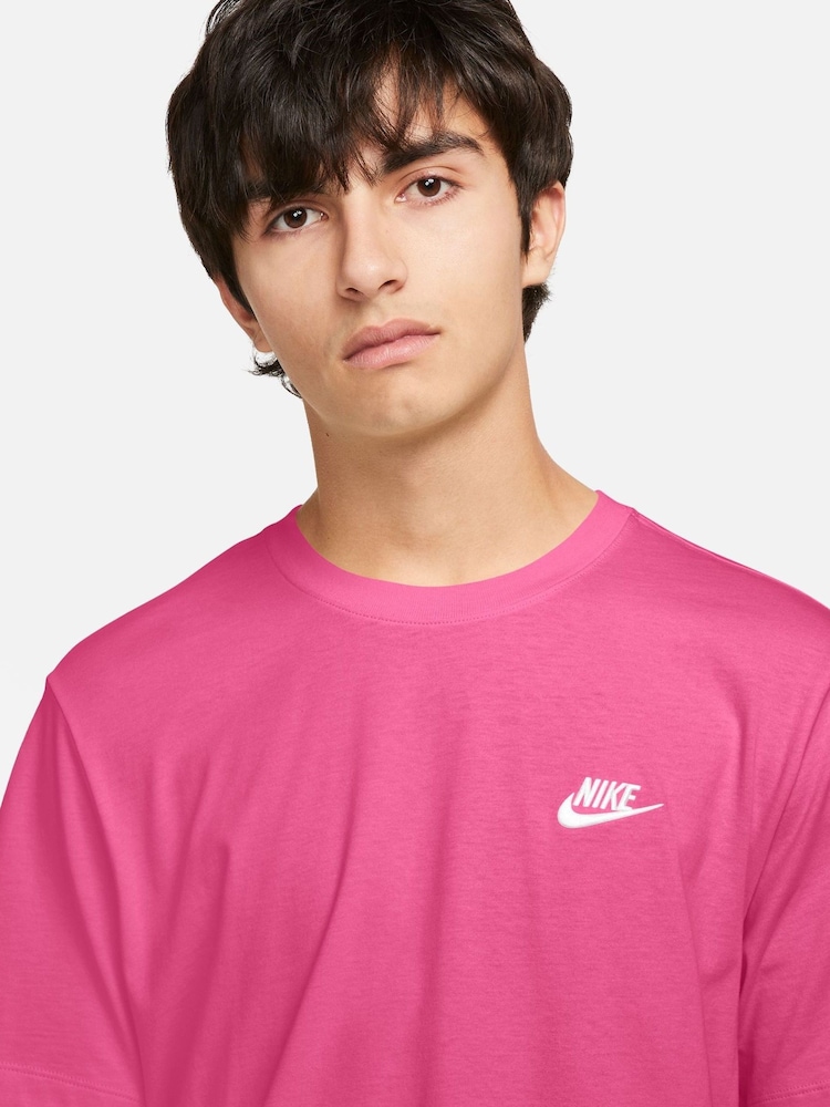 Nike Pinksicle Pink Club T-Shirt - Image 3 of 6