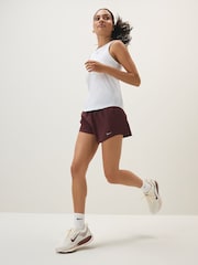 Nike Burgundy Crush One Dri-FIT Mid Rise 3 Inch Brief Lined Shorts - Image 3 of 5