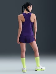 Nike Court Purple Aero Swift DriFIT ADV Running Singlet Vest - Image 2 of 5