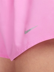 Nike Playful PInk One Dri-FIT Mid Rise 3" Brief Lined Shorts - Image 7 of 8