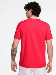 Rojo - Camiseta para correr Dri-FIT Miler de Nike - Imagen 2 de 3