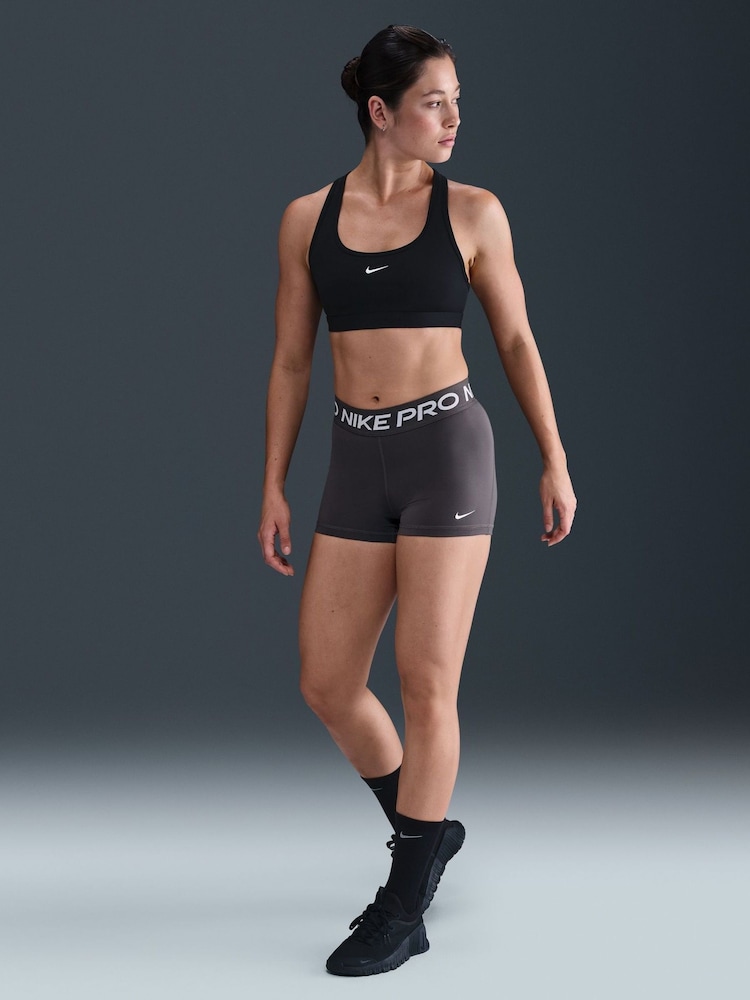 Nike Thunder Grey Pro 3 Inch Shorts - Image 1 of 5 Nike Thunder Grey Pro 3 Inch Shorts - Image 1 of 5