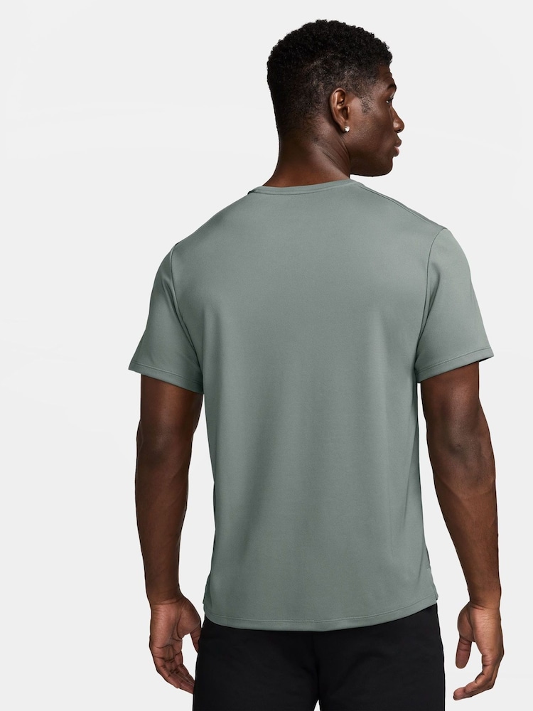 Nike Clay Green Dri-FIT Miler Running T-Shirt - Image 2 of 3