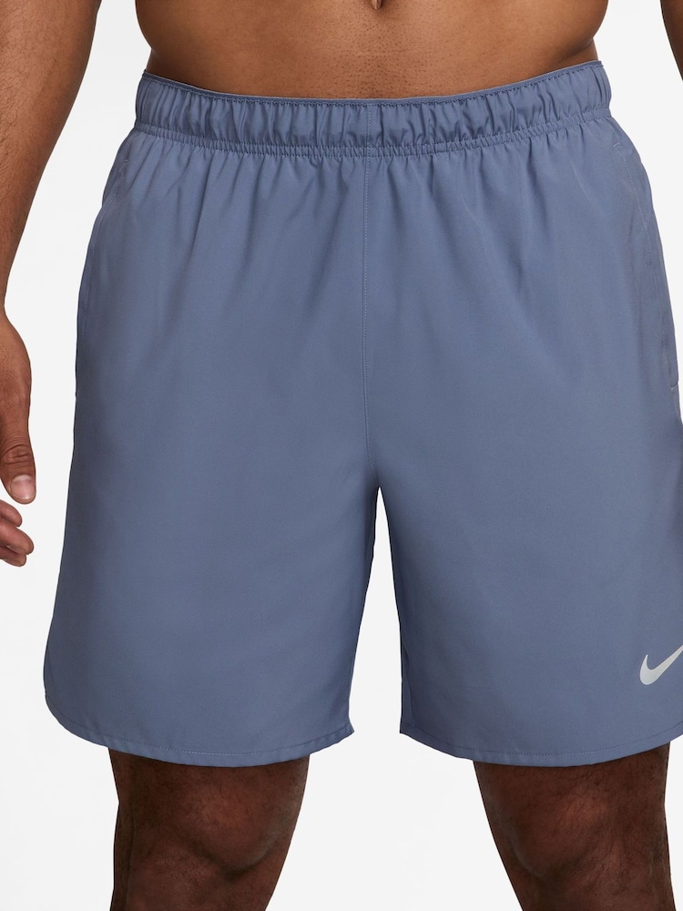 Nike World Indigo Blue 7 Inch Dri-FIT Challenger 9 inch Unlined Running Shorts - Image 1 of 4
