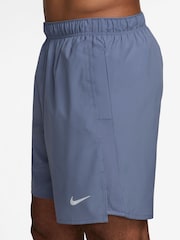 Nike World Indigo Blue 7 Inch Dri-FIT Challenger 9 inch Unlined Running Shorts - Image 3 of 4