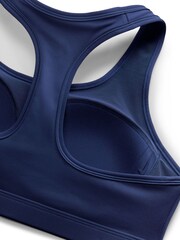 Nike Midnight Navy Swoosh Medium Support Padded Sports Bra - Image 7 of 7