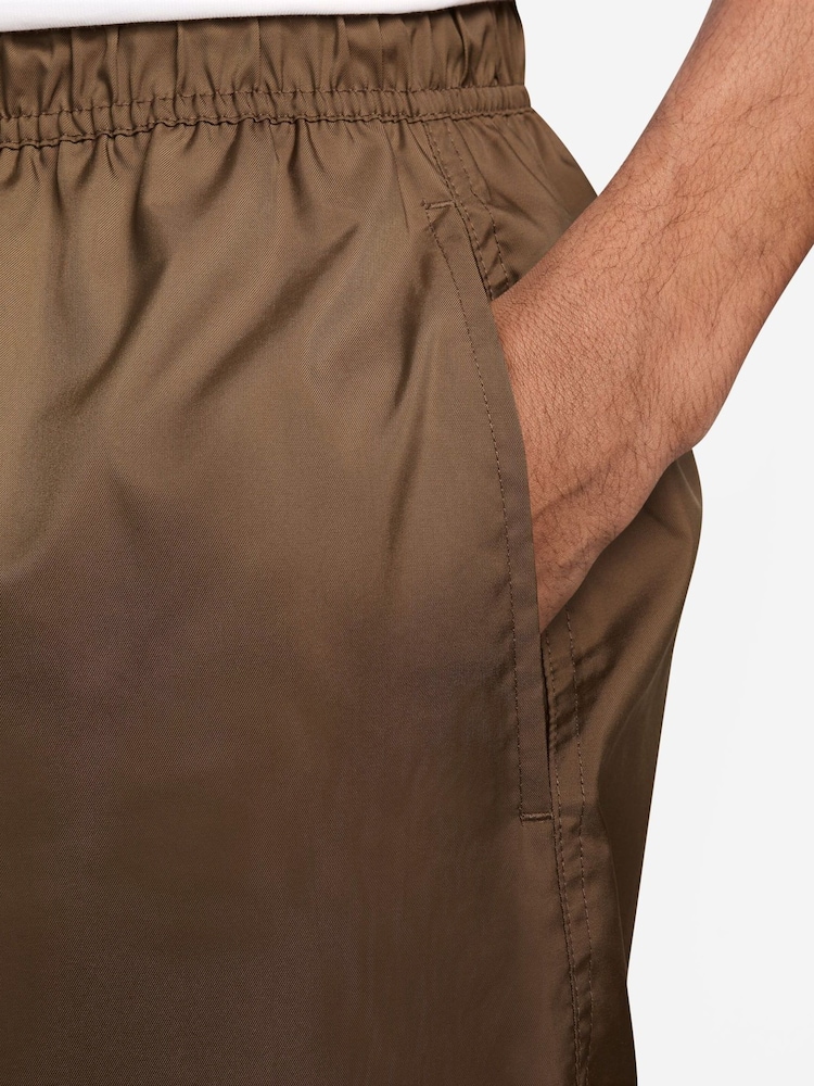 Nike Brown Club Woven Flow Shorts - Image 4 of 4 Nike Brown Club Woven Flow Shorts - Image 4 of 4