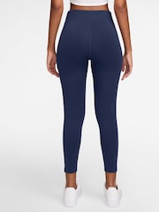 Nike Midnight Navy Sportswear Classic High-Waisted 7/8 Leggings - Image 2 of 3