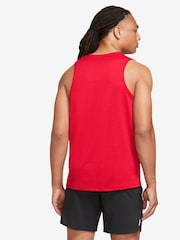 Nike Red Dri-FIT Miler Running Vest Top - Image 2 of 3