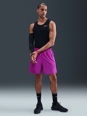 Nike Purple 7 Inch Challenger Dri-FIT Brief Lined Running Shorts - Image 2 of 5