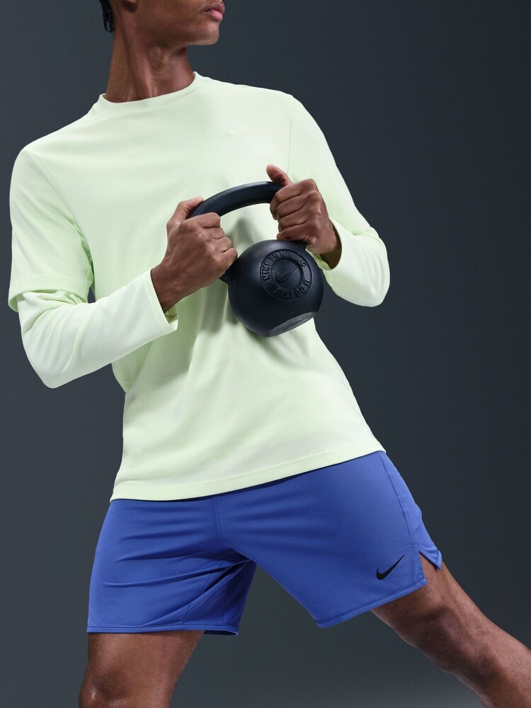Nike Blue Dri-FIT Totality 7 Inch Knit Training Shorts - Image 5 of 5 Nike Blue Dri-FIT Totality 7 Inch Knit Training Shorts - Image 5 of 5