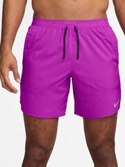 Nike Light Purple Dri-FIT Stride 7 Inch Running Shorts - Image 1 of 5