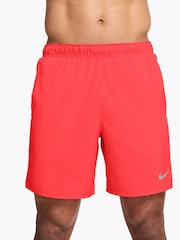 Nike Red Challenger Dri-FIT 7 Inch Briefs Lined Running Shorts - Image 1 of 4