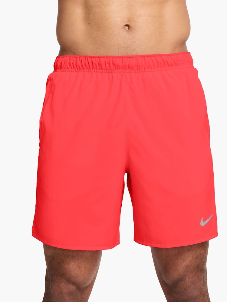 Nike Red Challenger Dri-FIT 7 Inch Briefs Lined Running Shorts - Image 1 of 4