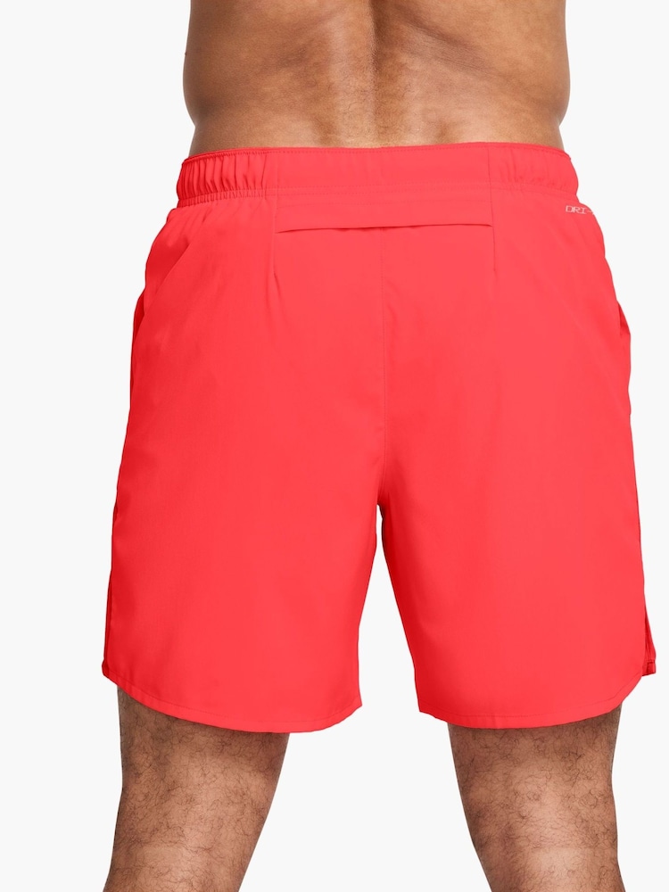 Nike Red Challenger Dri-FIT 7 Inch Briefs Lined Running Shorts - Image 2 of 4