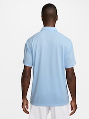 Nike Celestine Blue Court Dri-FIT Tennis Polo Shirt - Image 7 of 8