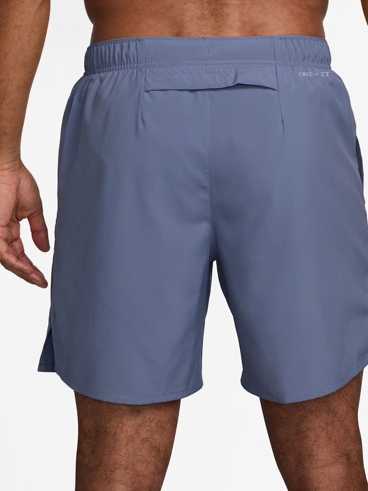 Nike World Indigo Blue 7 Inch Challenger Dri-FIT Brief Lined Running Shorts - Image 2 of 5