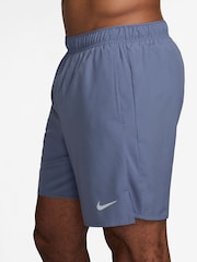 Nike World Indigo Blue 7 Inch Challenger Dri-FIT Brief Lined Running Shorts - Image 3 of 5