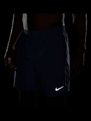 Nike World Indigo Blue 7 Inch Challenger Dri-FIT Brief Lined Running Shorts - Image 5 of 5