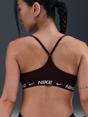 Nike Red Indy Light Support Padded Adjustable Sports Bra - Image 7 of 8