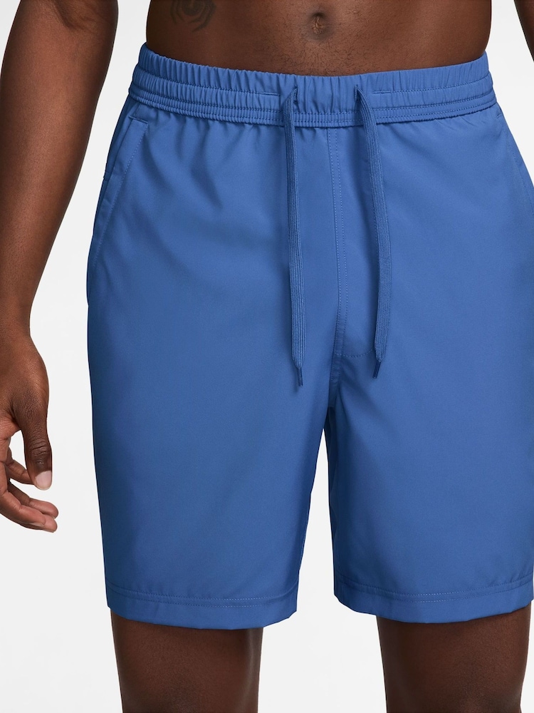 Nike Blue Dri-FIT Form 7 inch Unlined Training Shorts - Image 4 of 4 Nike Blue Dri-FIT Form 7 inch Unlined Training Shorts - Image 4 of 4