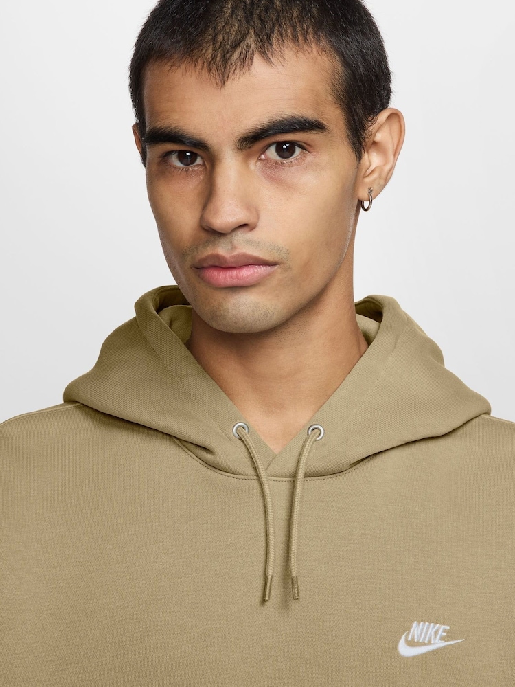 Nike Parachute Beige Club Pull Over Hoodie - Image 3 of 3