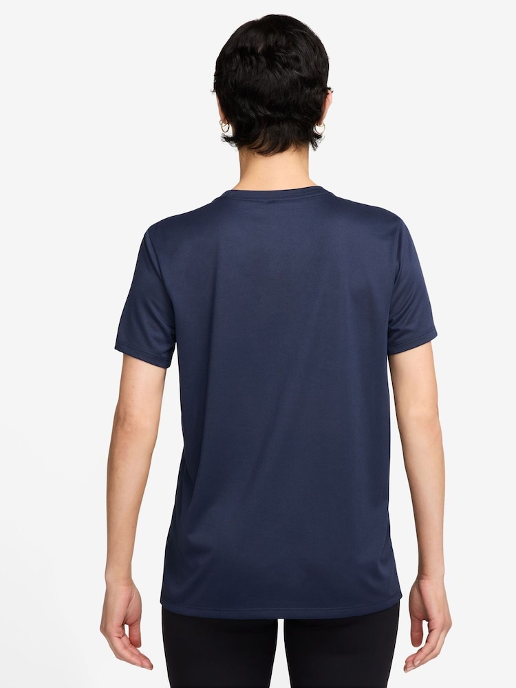 Nike Midnight Navy Dri-FIT T-Shirt - Image 2 of 3