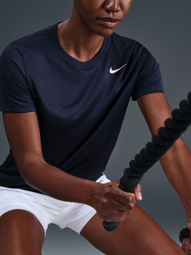 Nike Midnight Navy Dri-FIT T-Shirt - Image 5 of 5 Nike Midnight Navy Dri-FIT T-Shirt - Image 5 of 5