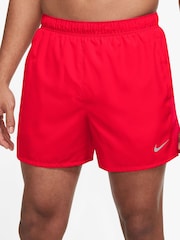 Nike Red Dri-FIT Challenger 5 inch Brief Lined Running Shorts - Image 1 of 4