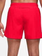 Nike Red Dri-FIT Challenger 5 inch Brief Lined Running Shorts - Image 2 of 4