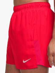 Nike Red Dri-FIT Challenger 5 inch Brief Lined Running Shorts - Image 3 of 4
