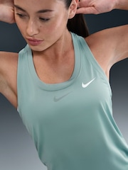 Nike Cannon Blue Dri-FIT Racerback Tank Vest Top - Image 5 of 5
