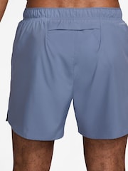 Nike World Indigo Blue Dri-FIT Challenger 5 inch Brief Lined Running Shorts - Image 2 of 4