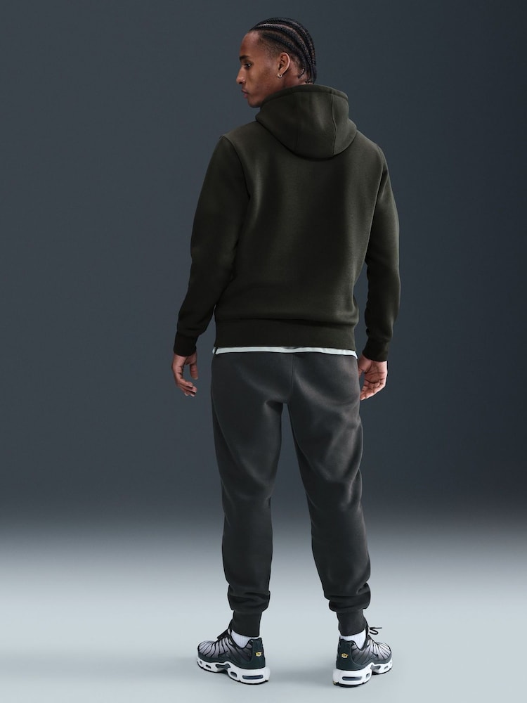 Nike Dark Brown Club Pull Over Hoodie - Image 2 of 5