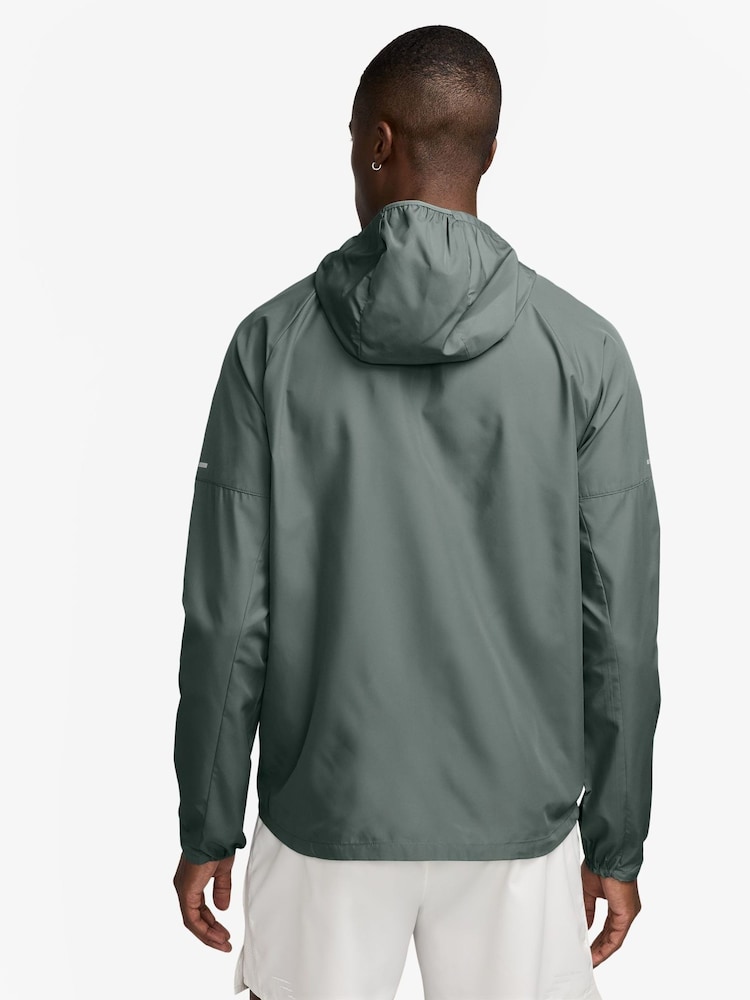 Nike Clay Green Repel Miler Running Jacket - Image 2 of 3