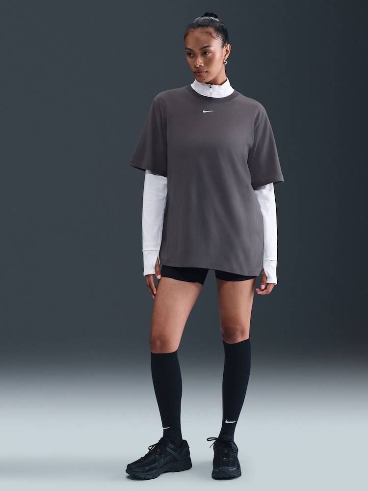 Nike Thunder Grey Sportswear Essential T-Shirt - Image 1 of 5