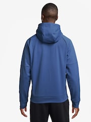 Nike Blue Therma-FIT Zip-Up Training Hoodie - Image 2 of 3