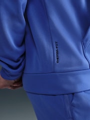 Nike Blue Therma-FIT Zip Up Training Hoodie - Image 6 of 9