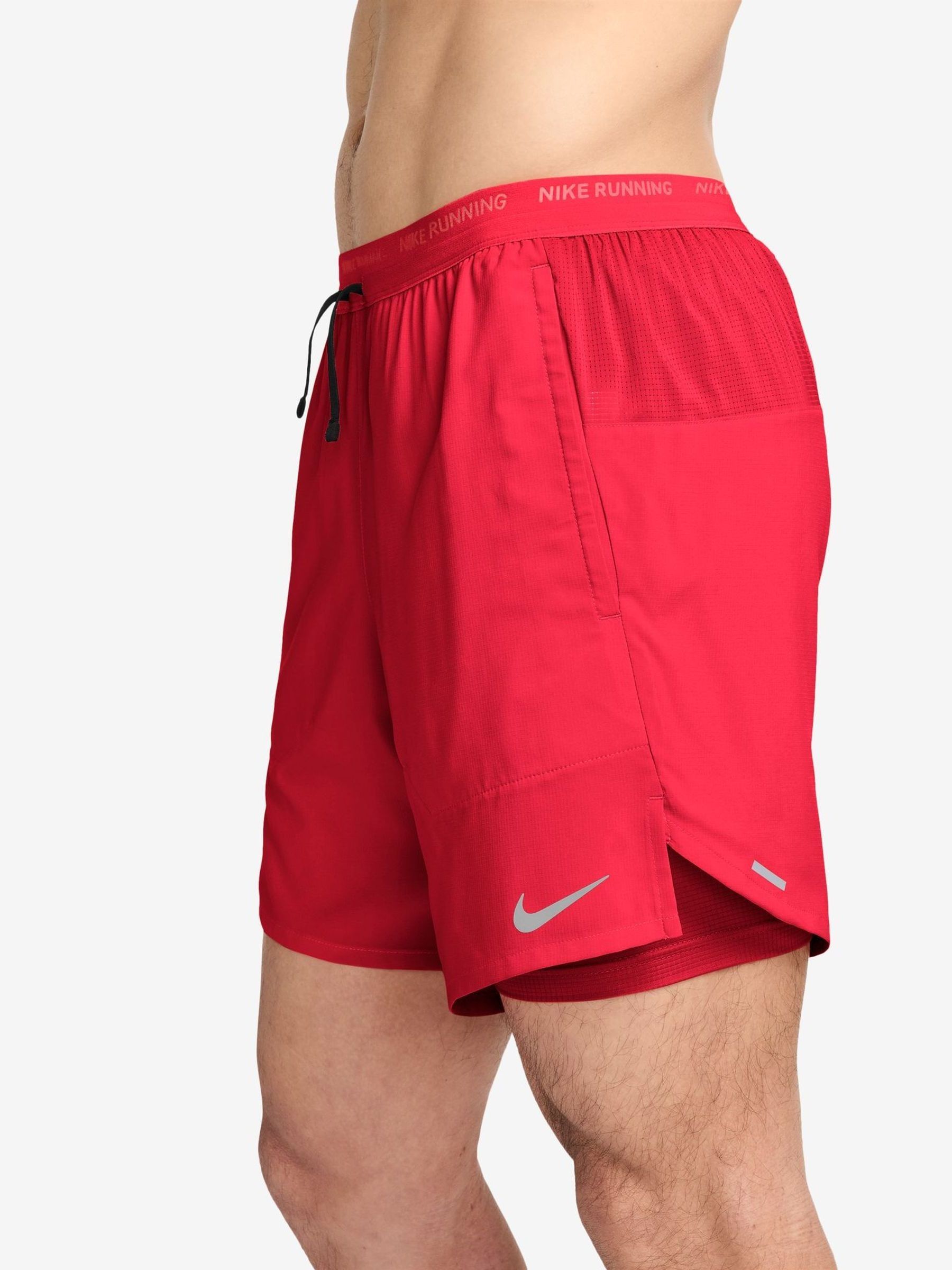 red nike mens shorts