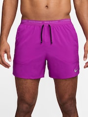 Nike Purple Dri-FIT Stride 5 Inch Running Shorts - Image 1 of 4