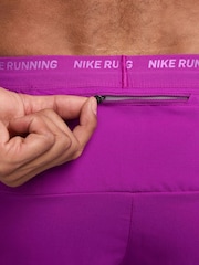 Nike Purple Dri-FIT Stride 5 Inch Running Shorts - Image 4 of 4