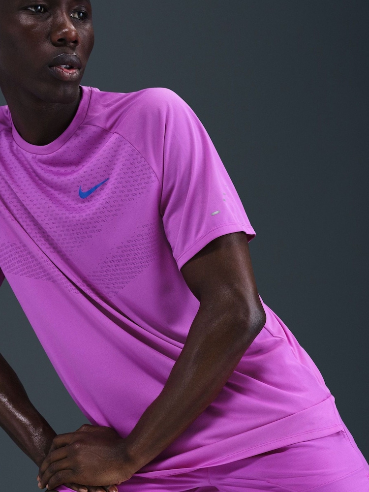 Nike Purple 5 Inch Dri-FIT Stride Running Shorts - Image 5 of 5 Nike Purple 5 Inch Dri-FIT Stride Running Shorts - Image 5 of 5