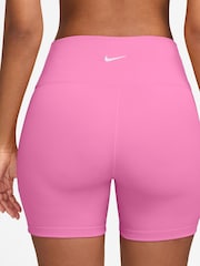 Nike Playful PInk One High-Waisted 5" Biker Shorts - Image 2 of 5