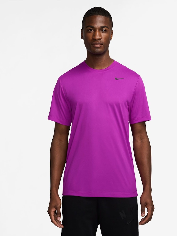 Nike Purple Dri-FIT Legend Training T-Shirt - Image 1 of 3 Nike Purple Dri-FIT Legend Training T-Shirt - Image 1 of 3
