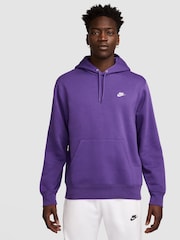 Nike Purple Club Pull Over Hoodie - Image 7 of 7